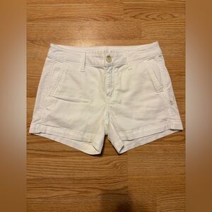 American Eagle Outfitters White Jean Shorts